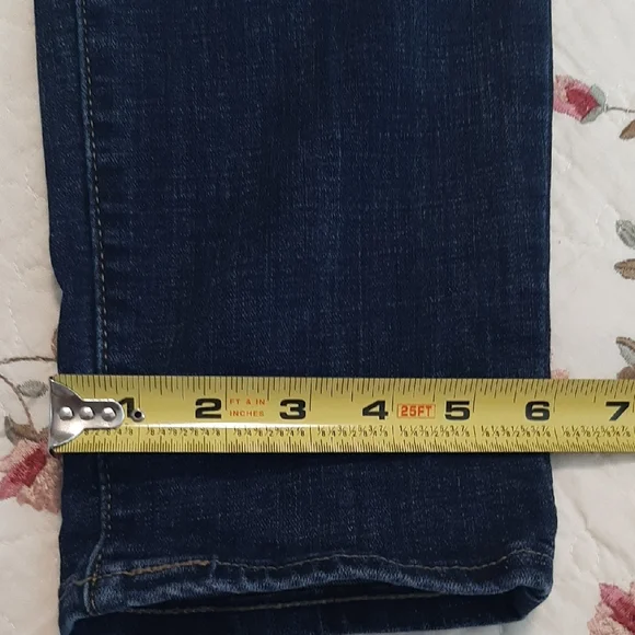 Levi's Women's 18 W 721 High Rise Skinny Jeans - Dark Blue - Picture 12 of 14